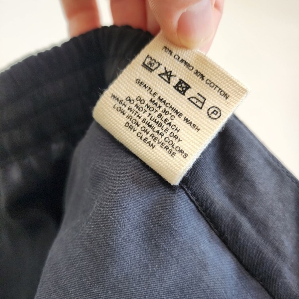 Djerf Avenue Womens On The Go Pants Size Small In Ash Black High Rise Loose Fit - Picture 9 of 14